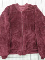 ◇ ⊇ ウィゴー WEGO WE20AW10-M5004 ボアリバーシブルブルゾン Lサイズ ボルドー系 メンズ E  【1603230031678】のサムネイル