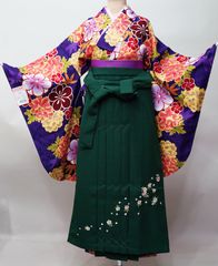 二尺袖 着物袴フルセット ジュニア用へ直し 135～150cm ピンク色 
