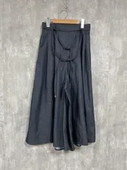 grove グローブ デニムライク ガウチョ パンツ sizeL/紺 ■◆ レディース