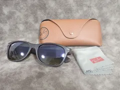 【美品】Ray-Ban レイバン ニューウェイファーラー 偏光レンズ マットべっ甲 RB2132-F フルフィット 正規品