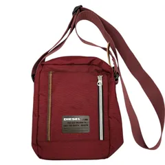 186001 DIESEL ディーゼル ショルダーバッグ レッド メンズ