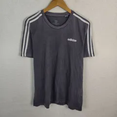 adidas アディダス Tシャツ ロゴプリント チャコール XOサイズ メンズ 古着 ストリート スポーツMIX アメカジ