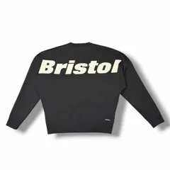 参考上代23100円 F.C.Real Bristol BIG LOGO CREWNECK KNIT ビッグロゴクルーネックニット セーター エフシーレアルブリストル FCRB-242109 ブラック S （13876M）のサムネイル