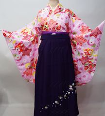 着物袴セット ジュニア用へ直し 135～150cm 袴変更可能 NO36137 - メルカリ