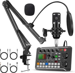 配信者機材セット ミキサー マイク マイクスタンド Amazon | BONKYO カラオケセット家庭用 DJ ミキサー セット ライブ配信