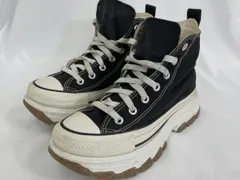 CONVERSE コンバース ALL STAR TREKWAVE HI トレックウェーブ ハイ 1SD662 厚底 ハイカット スニーカー size24.0/黒 ■■レディース