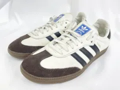 adidas originals アディダスオリジナルス BEAUTY&YOUTH 別注 SAMBA OG サンバ JR2658 スニーカー size23.0/白×茶×黒 ■■レディース