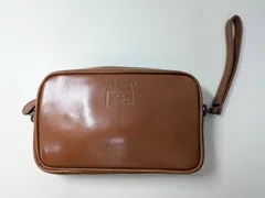 M 【保管品】RED BRIDGE セカンドバッグ ブラウン レザー 日本鞄協会 林五 FIVE WOODS