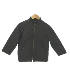 ポロ バイ ラルフローレン Polo by Ralph Lauren 中綿ジャケット 子ども服（男の子用） 120 黒 ブラック キルティング スタンドカラー 長袖 /AO19 ■GY99