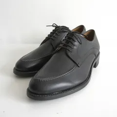 【美品】REGAL【Uチップ レザーシューズ】25.5cm リーガル ブラック ビジネスシューズ 革靴 日本製 s2604065