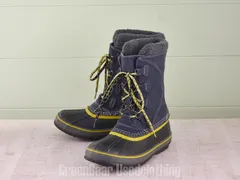 E565 レディース キッズ L.L.Bean スノーブーツ 紺系 kids5 23.5cmのサムネイル