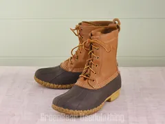 E572 USA製 L.L.Bean ビーンブーツ 茶 レディース 24.5cmくらいのサムネイル