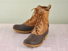 E573 USA製 L.L.Bean ビーンブーツ 茶 レディース 24cmくらいのサムネイル