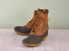 E579 USA製 L.L.Bean ビーンブーツ 茶 レディース 24.5～25cmくらいのサムネイル