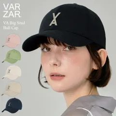 VARZAR バザール 韓国 帽子 キャップ 深め 小顔効果 顔が見えづらい 紫外線対策 レディース [VA Big Stud Ball Cap 1779 1780 1781 1782 1785 1786]