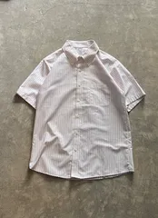 Brooks Brothers Regent 半袖BDシャツ ストライプ ピンク 白