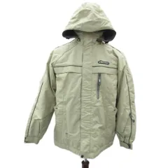 エレッセ ellesse スノーボードウエア ジャケット ミドル丈 M ライトベージュ フード付 ジップアップ /SY1 ■ECA001のサムネイル