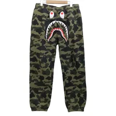 [東店76-3576-2604] [店舗併売]A BATHING APE アベイシングエイプ BAPE シャークスウェットパンツ XL