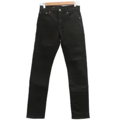 リーバイスプレミアム Levis PReMIUM 502 デニムパンツ ジーンズ スリム ロング丈 W27 L32 黒 ブラック /HO6 ■ECC002