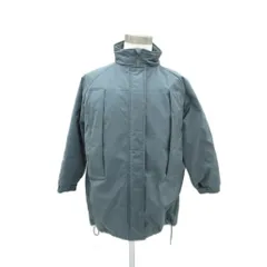 ショコラフィネローブ chocol raffine robe 中綿ジャケット 上着 ミドル丈 F 水色 ライトブルー スタンドカラー /HO16 ■ECB002のサムネイル