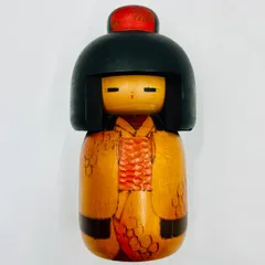 【中古】創作こけし/ふみを作/現状品