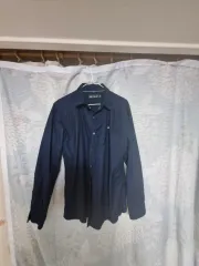 ポロ ネイビー シャツ 長袖 シャツ