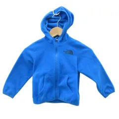 ザノースフェイス THE NORTH FACE フリースパーカー ジャケット ミドル丈 ロゴ刺繍 18-24M 青 ブルー /SM52 ■ECA003 男の子