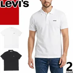 リーバイス Levi's ポロシャツ 半袖 メンズ 2026年春夏新作 ロゴ 刺繍 大きいサイズ ブランド 速乾 綿100％ おしゃれ ゴルフ 黒 ブラック AUTHENTIC POLO SHIRT 005RV