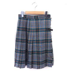 Lochcarron タータンチェック柄 ウール巻きスカート M スコットランド