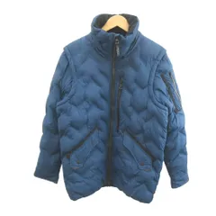 ワークマン WORKMAN ジャケット 上着 LL 青 ブルー キルティング スタンドカラー 長袖 /YU ■GY99