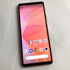 【訳あり品】Xperia 10 Ⅲ au SIMロック解除済 SOG04 64GB ピンク【保証なし】