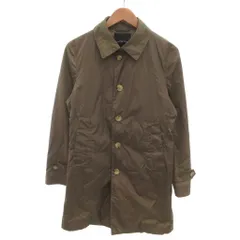 グリーンレーベルリラクシング ユナイテッドアローズ green label relaxing ステンカラーコート ナイロン S オリーブグリーン ミドル ハーフ丈 フロントフライ/HW ■ECC001のサムネイル