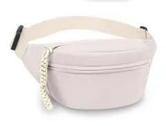 [レリカ] カジュアル ウエストポーチ ウエストバッグ ボディバッグ ショルダーバッグ 斜め掛け 斜めがけ 軽量 大容量 レディース (ホワイト) [ホワイト]