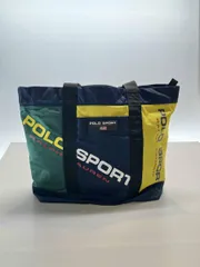 ★ POLO SPORT RALPH LAUREN ポロ ラルフローレン トートバッグ ネイビー×グリーン×イエロー 通年