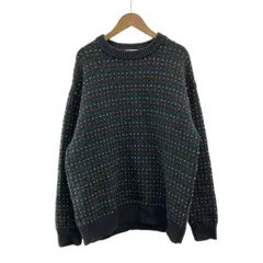ビーミングバイビームス B:MING LIFE STORE by BEAMS ニット セーター M グレー マルチカラー ドット柄 クルーネック 長袖 /PP ■ECC003のサムネイル