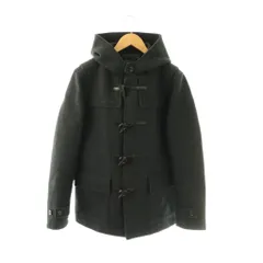 ユナイテッドアローズ UNITED ARROWS Rhythm of Life ダッフルコート フード ミドル丈 アンゴラ混 M ブラック /ES ■ECC003のサムネイル