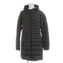 ユニクロ UNIQLO ダウンコート M 黒 ブラック フード付き 長袖 /GP ■ECD003