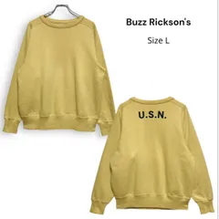 M26156/ BUZZ RICKSON'S 東洋エンタープライズ バズリクソンズ USN スウェット トレーナー イエロー サイズLのサムネイル