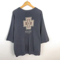 PENDLETON ペンドルトン スウェット バックプリント ネイビー XLサイズ メンズ 古着 アメカジ ストリートのサムネイル
