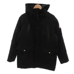 ロデオクラウンズ Rodeo Crowns 美品 中綿ジャケット M 黒 ブラック フード ジップポケット ダブルジップ/HW ■GY58