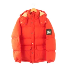 キャンプセブン CAMP7 ダウンジャケット アウター フード M オレンジ /DF ■ECA003