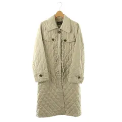 インゲボルグ INGEBORG キルティングジャケット ロング 総裏地 9 ベージュ /DO ■ECC003