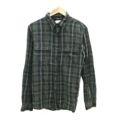 デニム&サプライ ラルフローレン DENIM & SUPPLY RALPH LAUREN カジュアルシャツ M マルチカラー モスグリーン チェック柄 長袖 /HO22 ■ECD001