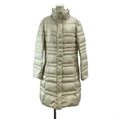 エスピエ ESPIÉ ダウンコート 40 ベージュ スタンドカラー 長袖 キルティング ミドル丈 /PP ■ECC003