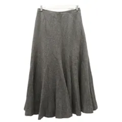 23区 オンワード樫山 フレアスカート 44 チャコールグレー ロング丈 マキシ丈 /HO74 ■ECB002