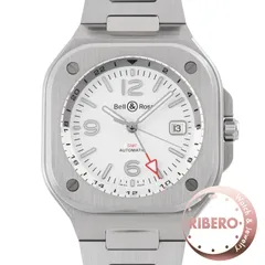 Bell＆Ross ベル＆ロス BR05 GMT ホワイト BR05G-SI-ST/SST ステンレススチール【中古】のサムネイル