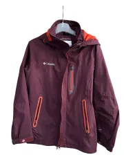 コロンビア 防水 ウィンドブレーカー バーガンディ
