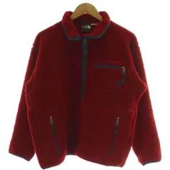 ザノースフェイス THE NORTH FACE ボアフリースプルオーバー M 赤 レッド 長袖 ハーフジップ NA-1203 /GG ■ECD003