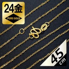 3way K24 純金 デザイン ネックレス 45.5cm ミックスチェーン - メルカリ
