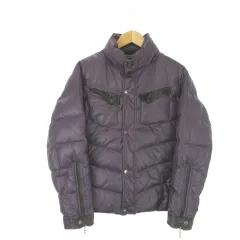 タカQ タカキュー TAKA-Q MALE & Co. ダウンジャケット 上着 L 紫 パープル 長袖 スタンドカラー 胸ポケット /AO6 ■GY99のサムネイル